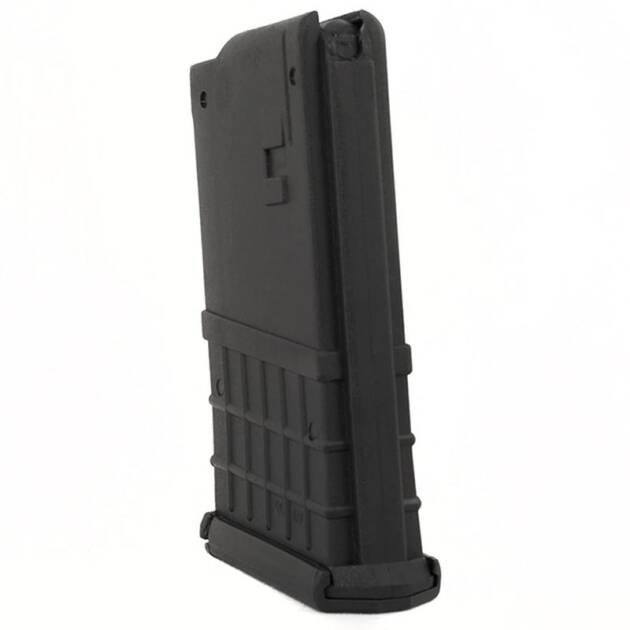 ZMCOLA9B Polymer magazine with ribbed grip and quick-release for efficient firearm handling.