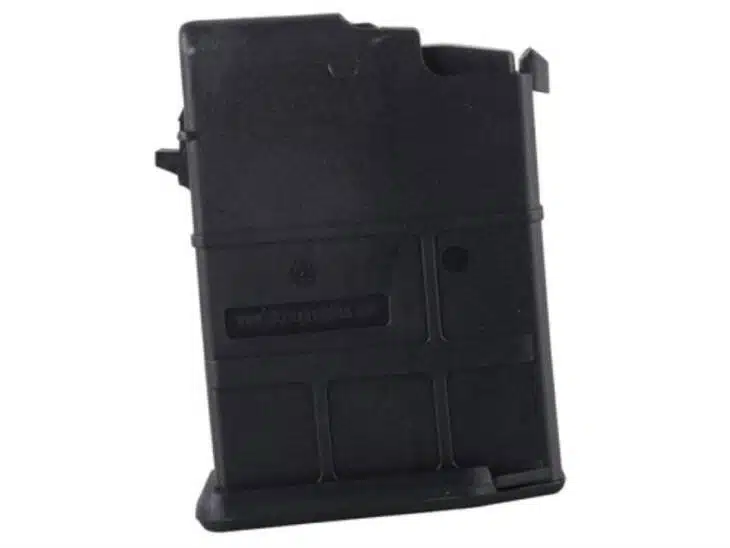 Durable polymer firearm magazine ZMSAI03 for quick loading and reliable shooting performance.
