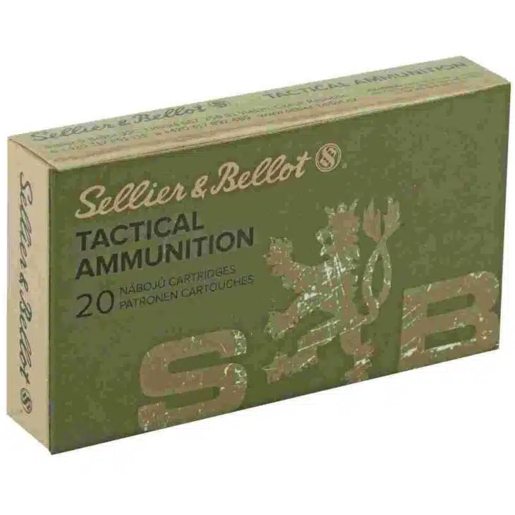 Sellier & Bellot Rifle Ammunition 7.62x39mm 123 gr FMJ 2420 fps - 20/box