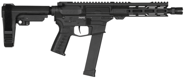 Sleek tactical firearm with adjustable stock, durable materials, and versatile accessory options.