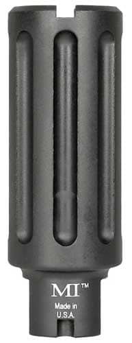 Durable MI muzzle device for 7.62x39 rifles, designed for recoil reduction and enhanced control.