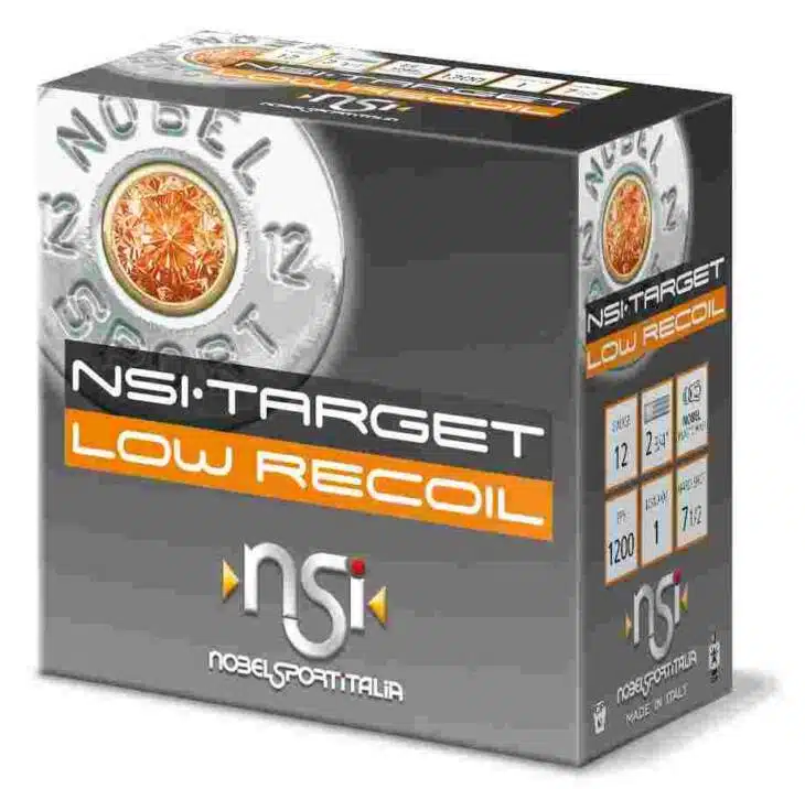 Noble Sport Target Low Recoil Shotshells 12 ga 2-3/4" 1 oz 1200 fps #7 25/ct