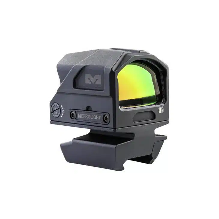 Mepro MCO PRO Closed Emitter Carbine Optic Red Dot Red 3 Segment 2/68 MOA Speed Ring Black
