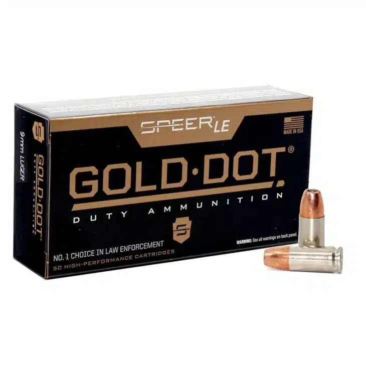 CCI GOLD DOT 9MM 115GR GDHP 50RD BX 1000RD CASE