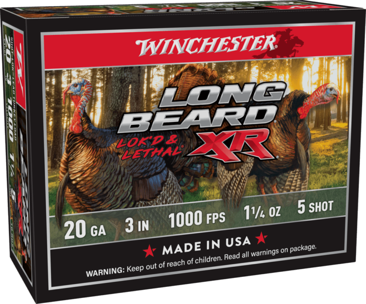 WINCHESTER LONG BEARD XR 20G 3" #5  1.25OZ 10RD 100RD CS